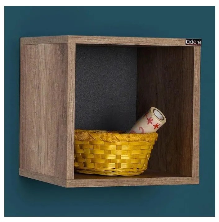 Mensola 33x33 cm marrone