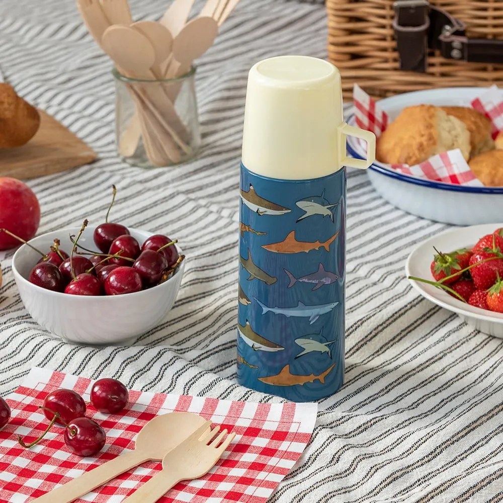 Borraccia termica blu 350 ml Sharks – Rex London