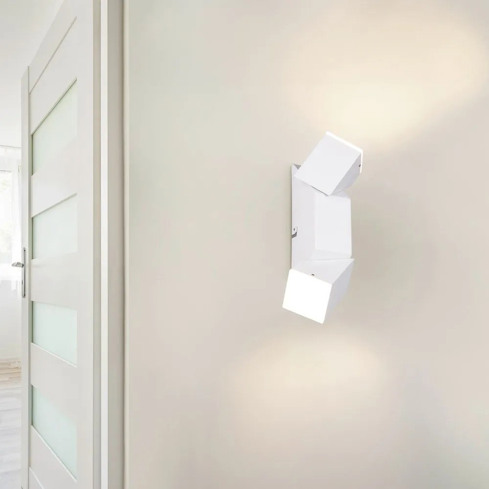 Lampada bianca a LED da parete Raglan - Trio