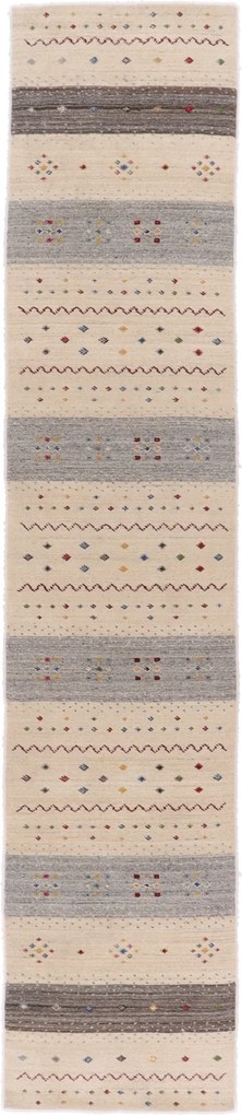 Loribaft Tappeto 80 x 400 (Indian) Annodato A Mano