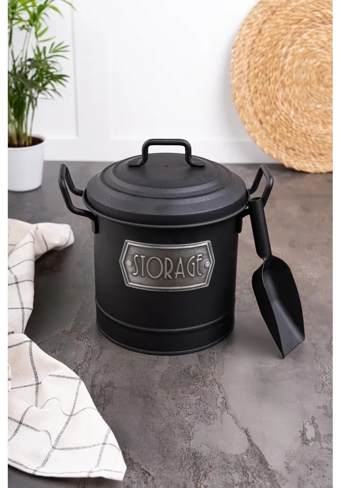 Contenitore per alimenti in acciaio con paletta - Hermia