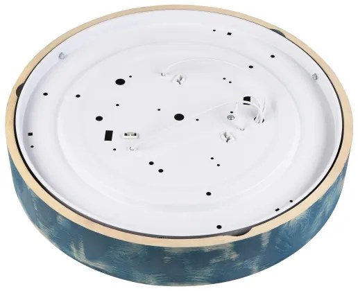 Brilagi - Plafoniera PINO 3xE27/15W/230V in pino/blu Ø 47,5 cm