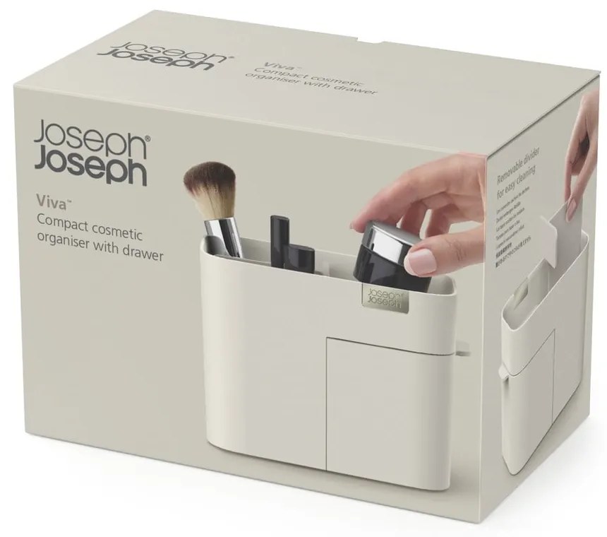 Organizzatore cosmetico crema con cassetto Viva - Joseph Joseph