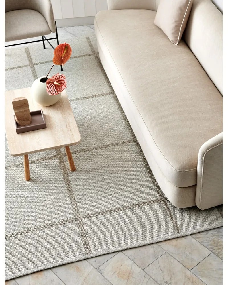 Passatoia da interno/esterno color crema 70x225 cm Ada Fossil – Pappelina