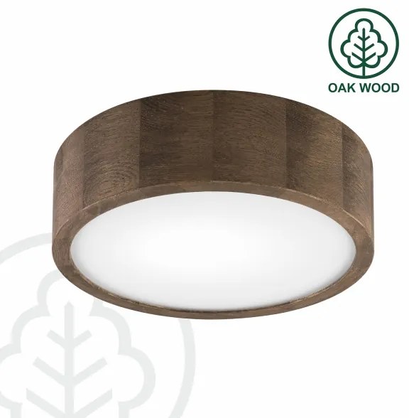 Brilagi - Lampada LED da soffitto CARVALHO 1xE27/60W/230V noce 27 cm