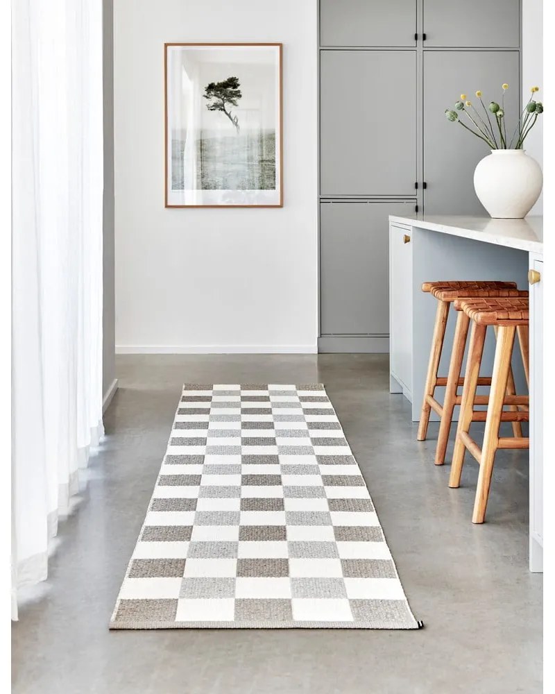 Passatoia da interno/esterno beige/color crema 70x160 cm Pix Dark Linen – Pappelina