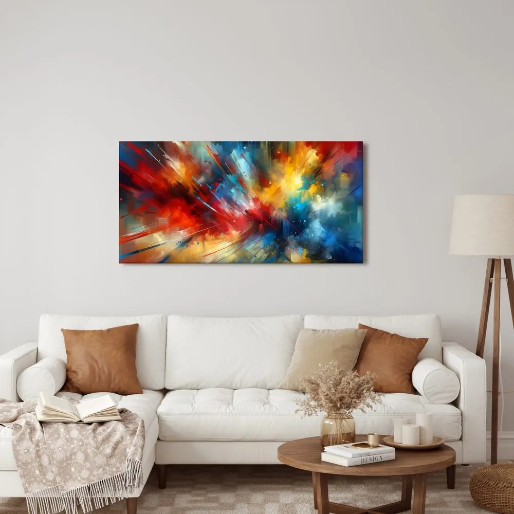 Quadro su tela – Universo colorato in movimento