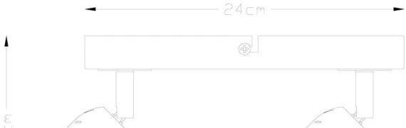 Faretto LED dimmerabile MANU 2xGU10/5,8W/230V bianco