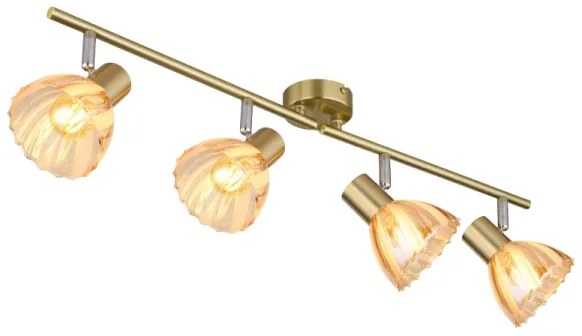 Globo 54315M-4 - Faretto ZACHERY 4xE14/40W/230V oro
