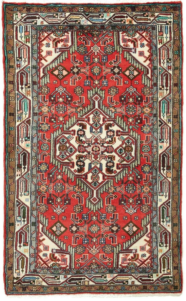 Hamedan Tappeto 140x80 (Iran) Annodato A Mano
