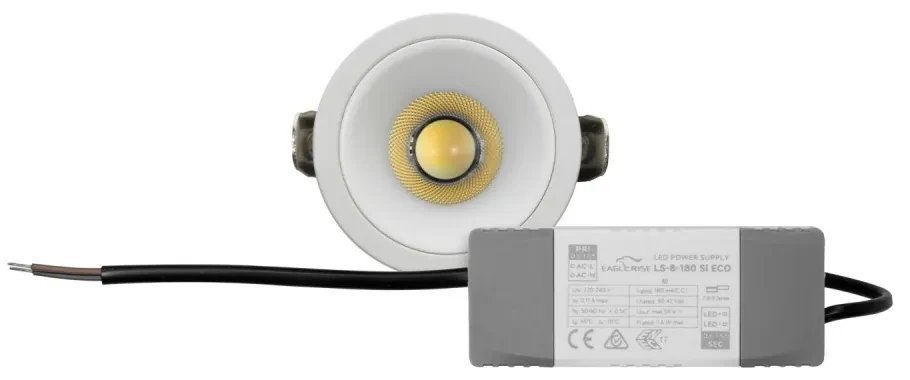Faro LED Incasso 8W Foro Ø55mm IP65 CCT BRIDGELUX LED Bianco Variabile Colore Bianco Variabile CCT