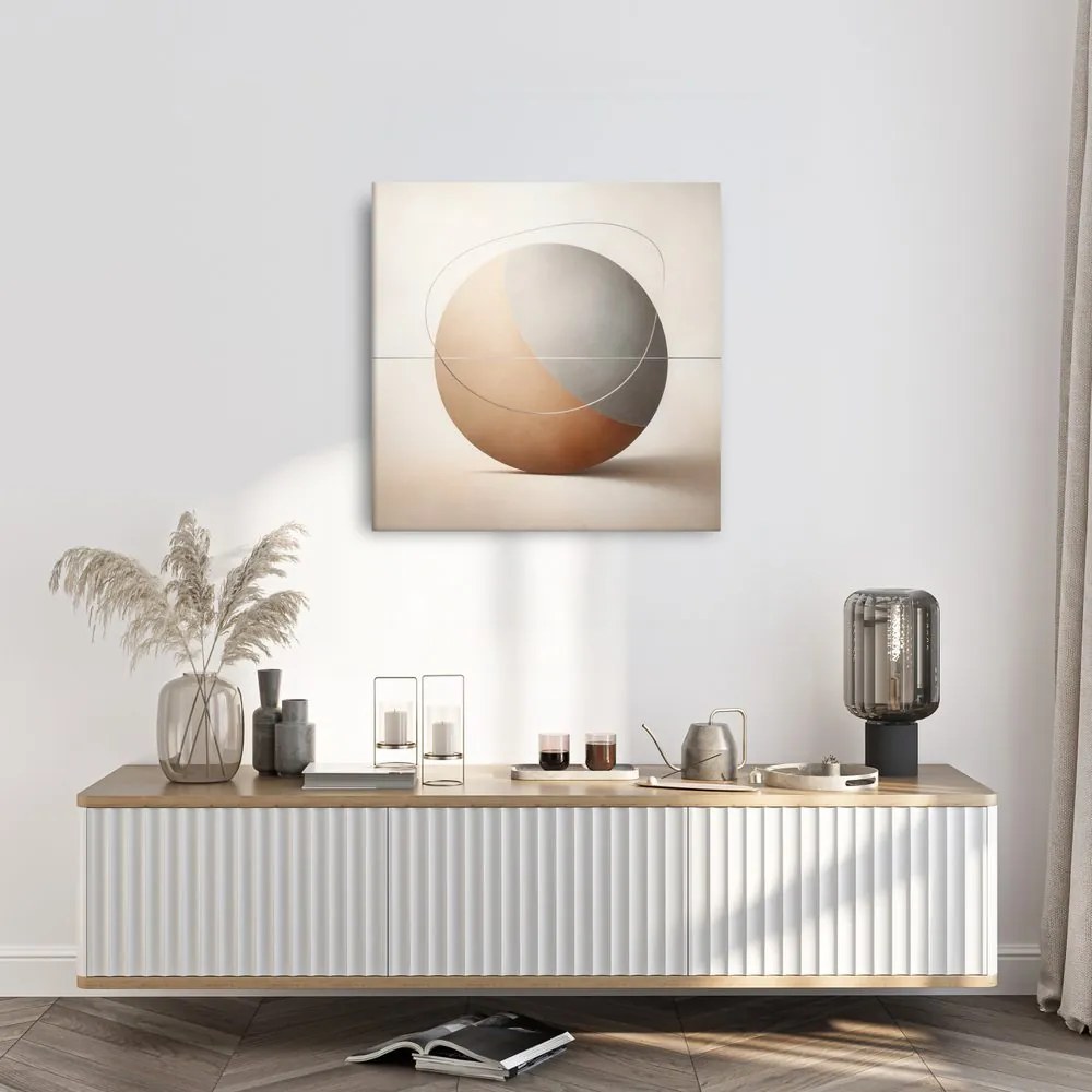 Quadro su tela – Astrazione di design cerchio