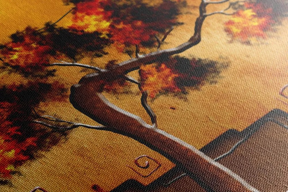 Quadro su tela – Albero africano etnico