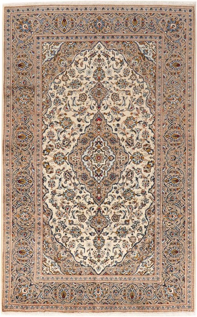 Kashan Tappeto 310 x 200 (Iran) Annodato A Mano