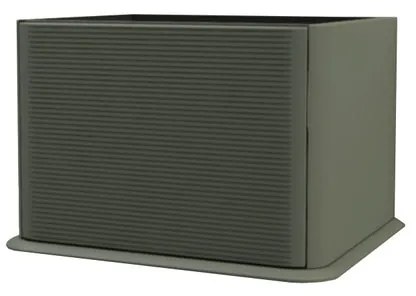 Mobile da bagno sotto lavabo BADEN HAUS Bohemia verde laccato opaco L 64 x H 42 x P 50 cm 1 cassetto, lavabo non incluso