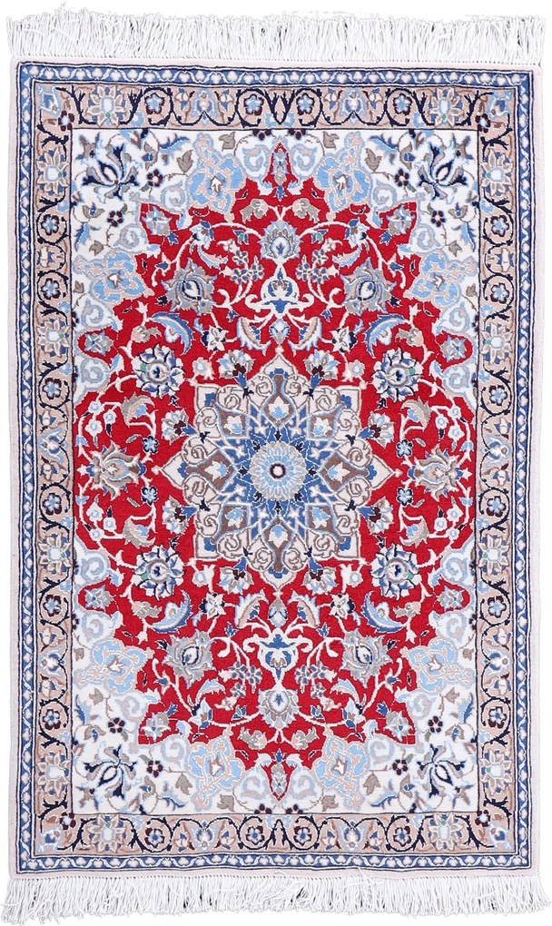 Nain Tappeto 130 x 90 (Iran) Annodato A Mano