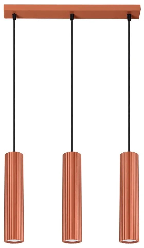 Lampadario color mattone Gleam – Sollux