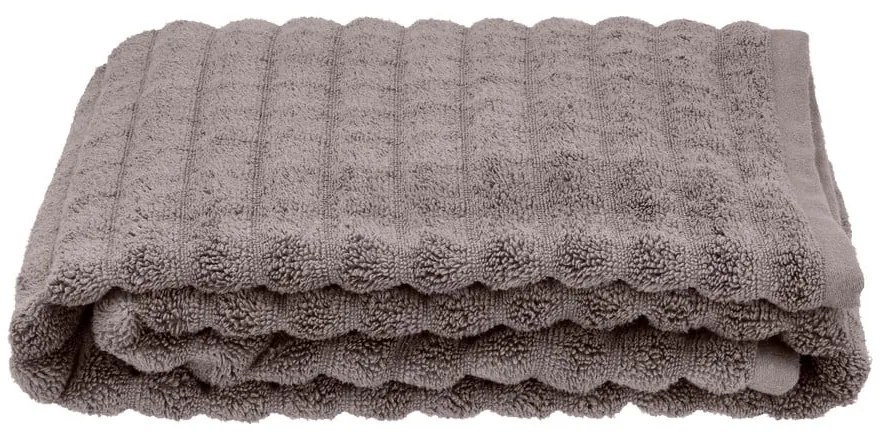 Telo da bagno in cotone marrone 70x140 cm Inu - Zone