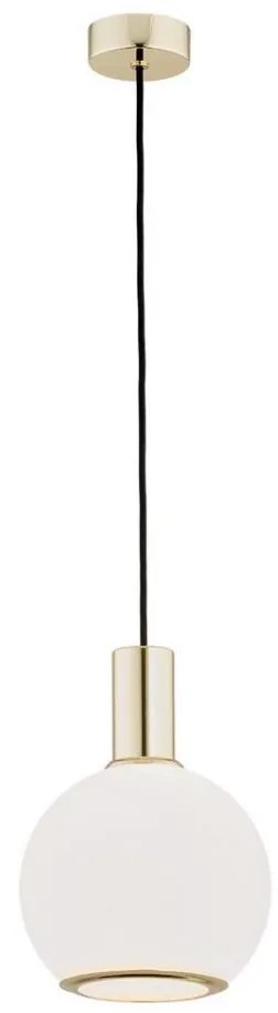 Argon 4357 - Lampadario a sospensione con filo SAGUNTO 1xE27/15W/230V d. 20 cm ottone