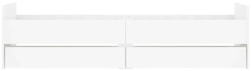 Giroletto con Cassetti Bianco 90x190 cm