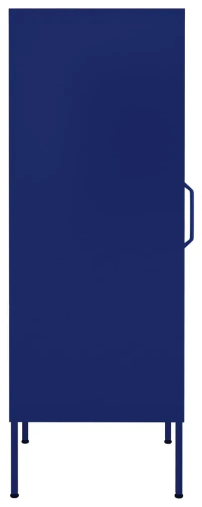 Armadietto blu marino 42,5x35x101,5 cm in acciaio