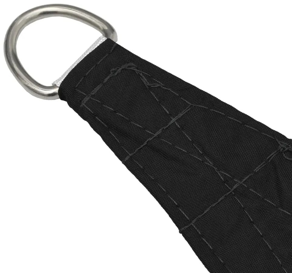 Parasole a Vela in Tela Oxford a Trapezio 2/4x3 m Nero