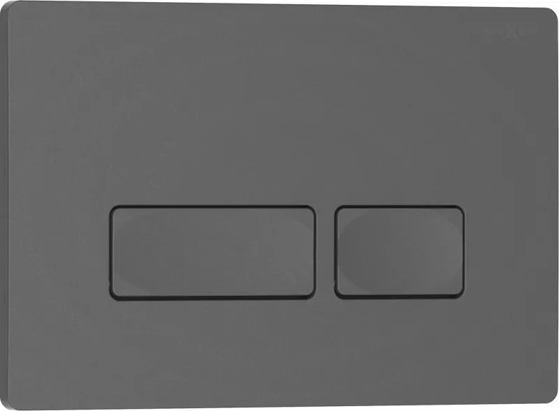 Mexen Tex 04 pulsante di sciacquone, grigio - 6104-05