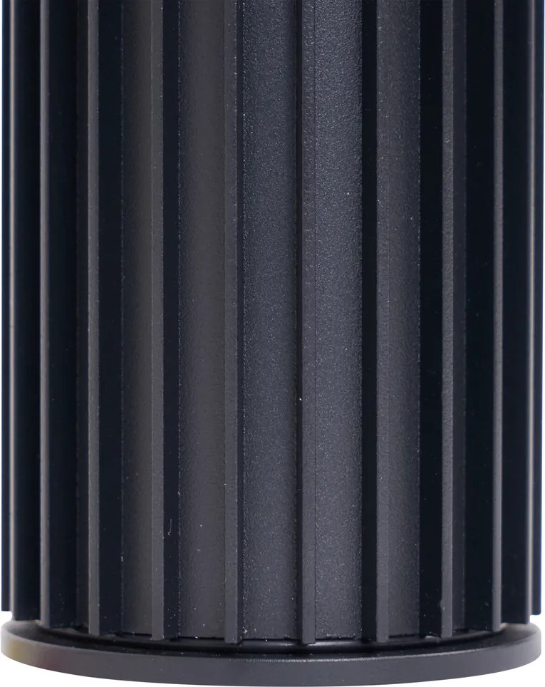 Plafoniera da esterno di design nera IP44 - Boris