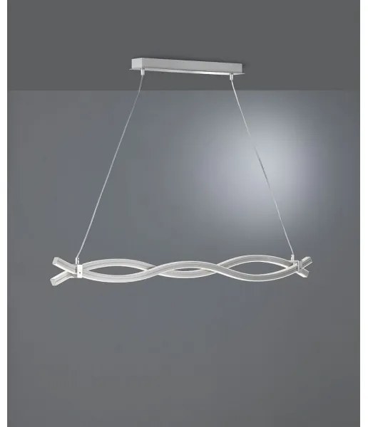 Reality - Lampadario LED a sospensione con filo WAVE LED/16W/230V + LED/9W