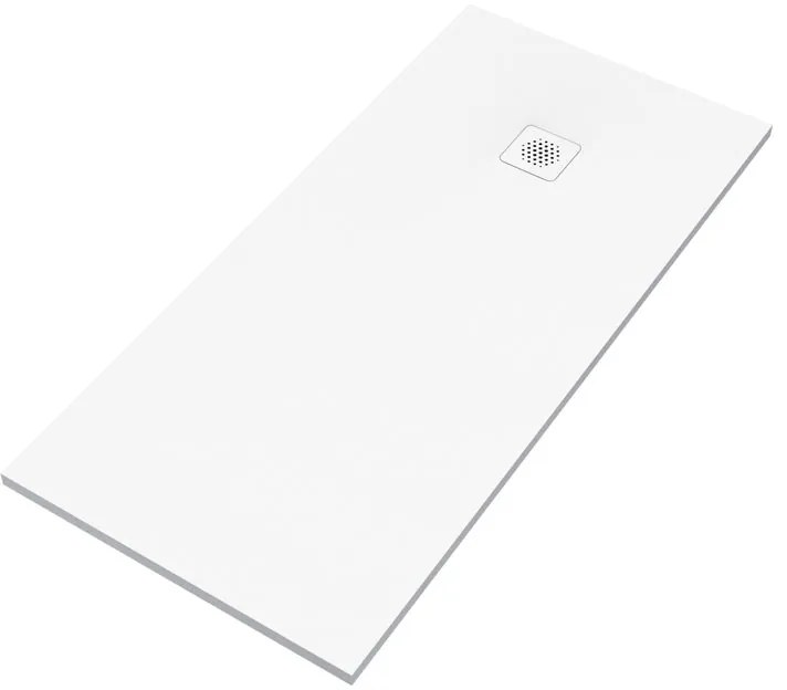 Piatto doccia SENSEA in composito minerale di resina gelificata Remix V3 bianco L 80 x L 170 x H 3.2 cm opaco