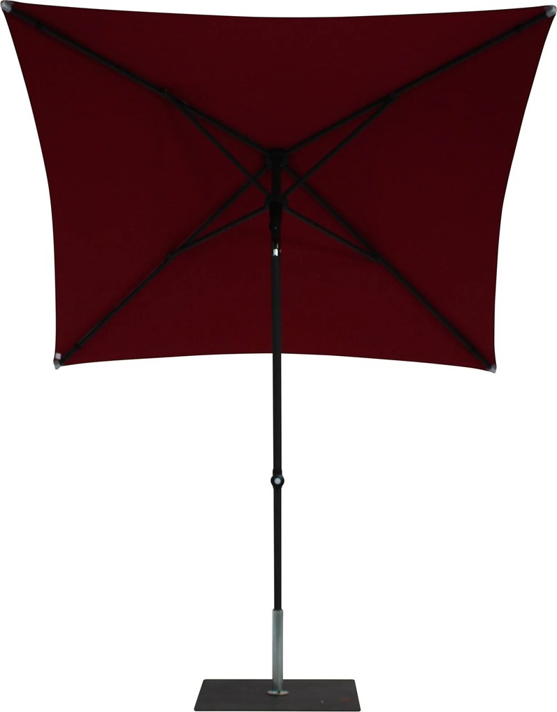 Ombrellone da Giardino 2x2 m Palo Ø38 mm in Alluminio Tessuto Olefin Trend Bordeaux...