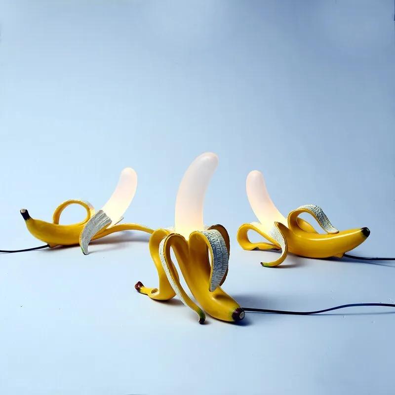 Seletti banana lamp yellow dewey