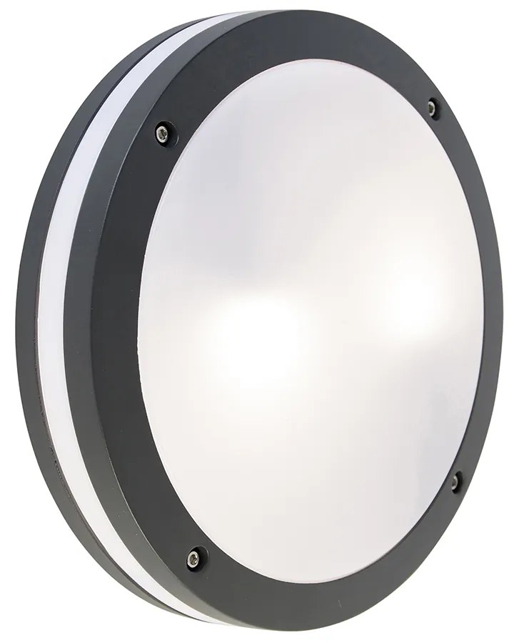 Lampada da parete e soffitto intelligente grigio scuro con Wi-Fi A60 - Glow