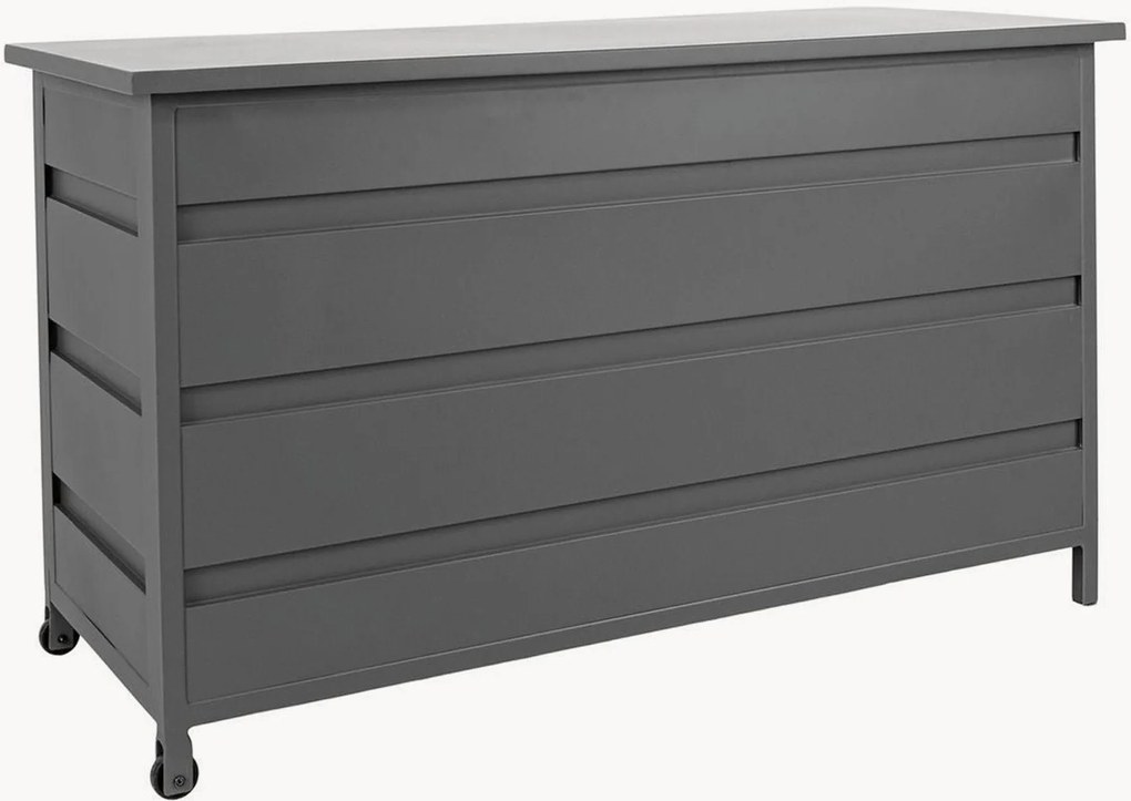 Cassapanca da giardino con ruote Cassis