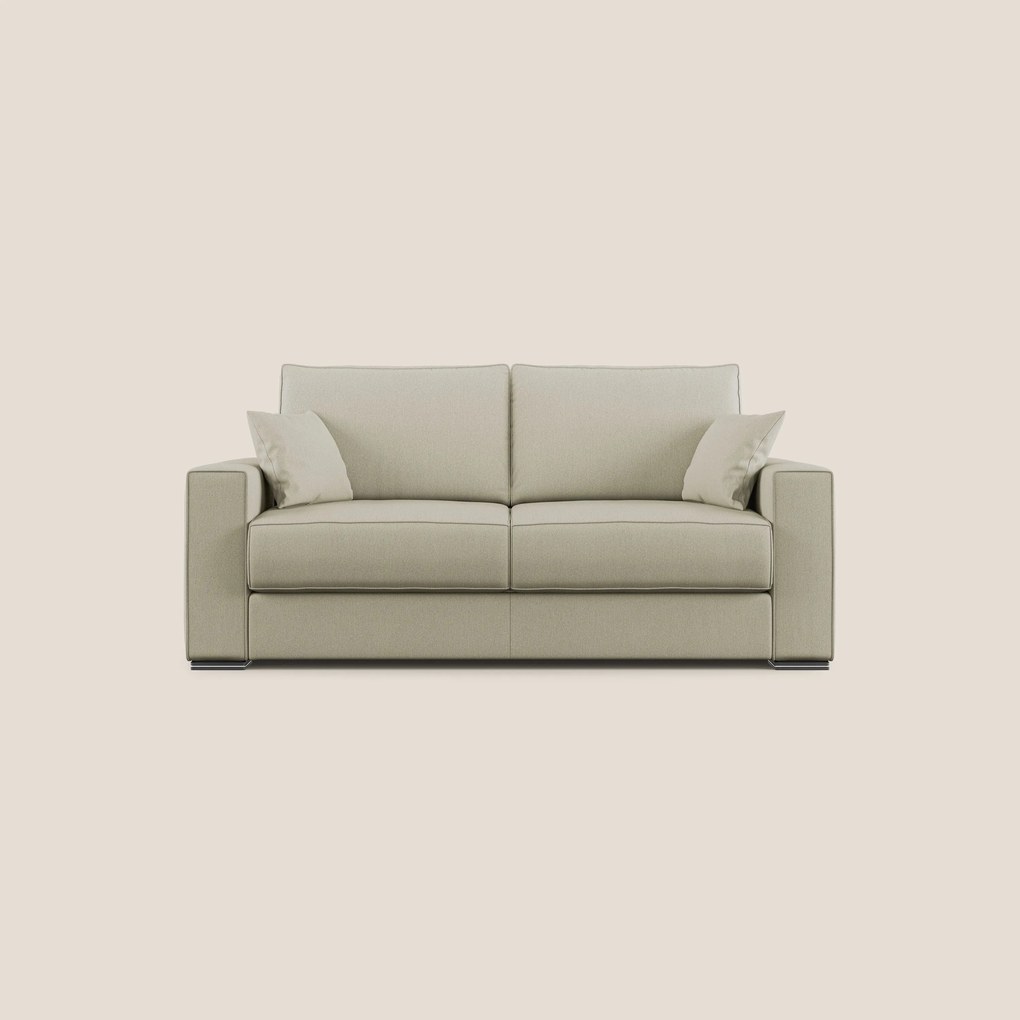 Dream Divano letto moderno dai morbidi cuscini in tessuto smacchiabile T05