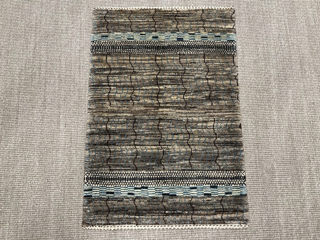 Loribaft Tappeto 90x60 Beige (Iran) Annodato A Mano