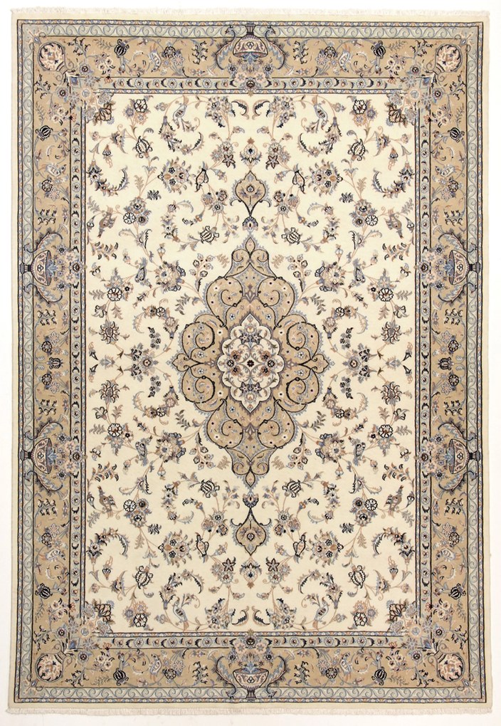 Isfahan Tappeto 170 x 250 (Iran) Annodato A Mano