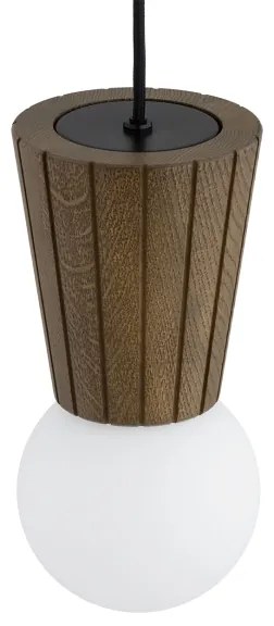 Argon 8952 - Lampada a sospensione da bagno su cavo VOLANTE 1xG9/6W/230V IP44 marrone