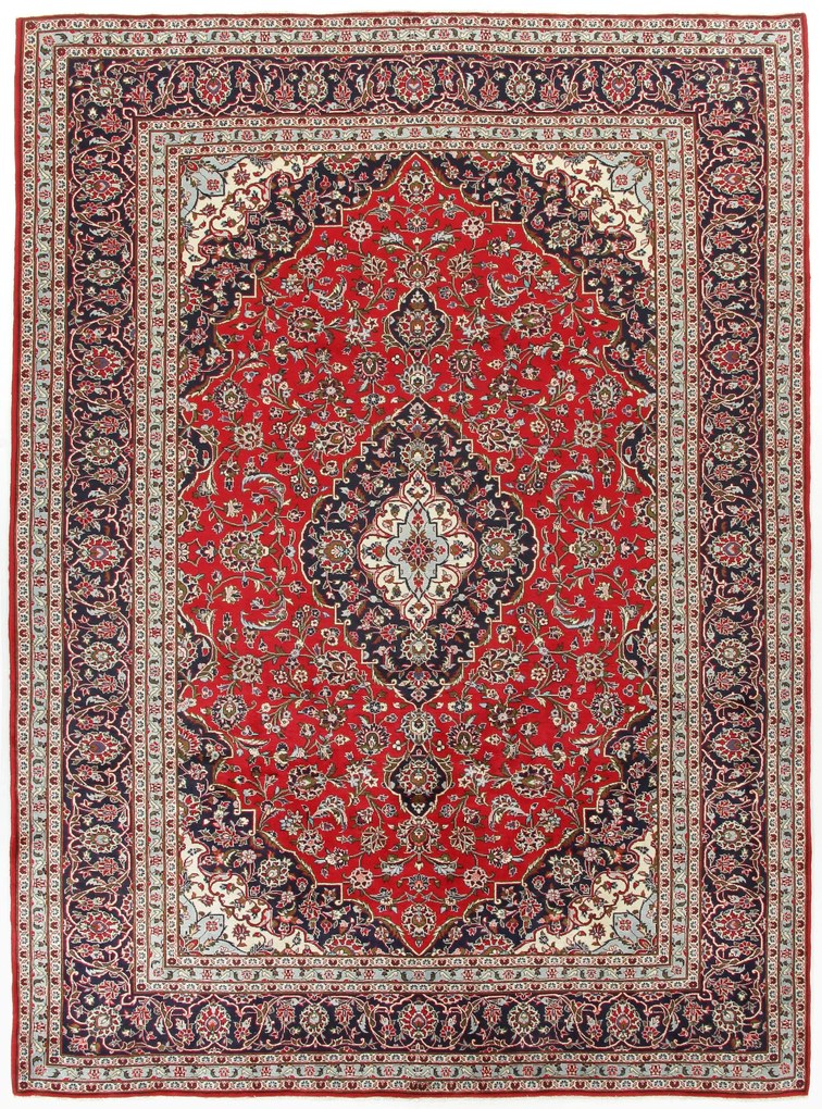 Kashan Tappeto 250 x 350 (Iran) Annodato A Mano