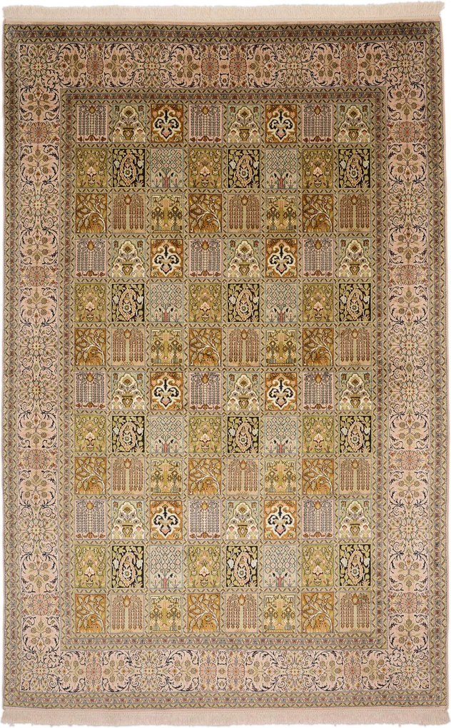Cashmere Silk Tappeto orientale 280 x 180 (Indian) Annodato A Mano