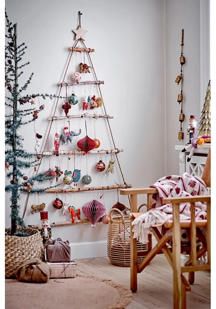 Statuette natalizie in set in legno 2 pz (altezza totale 38 cm) Darren – Bloomingville