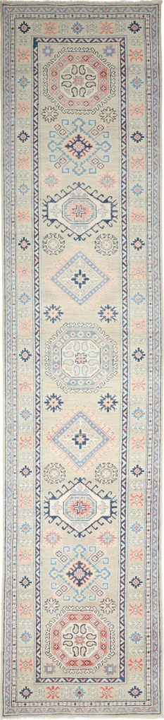 Kazak Tappeto orientale 390 x 80 (Pakistan) Annodato A Mano