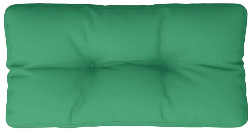 Cuscino per Pallet Verde 70x40x12 cm in Tessuto