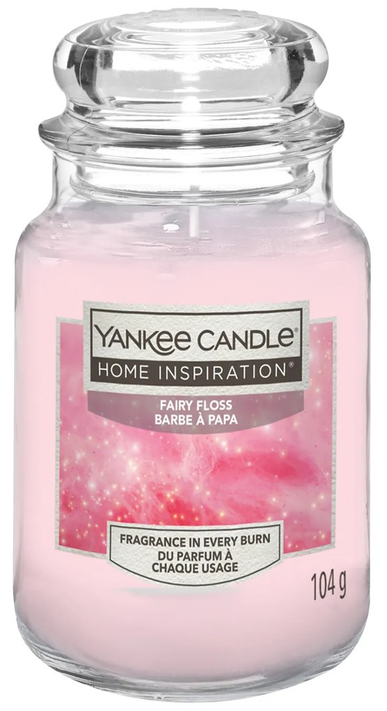 Fairy Floss, candela in giara grande Yankee Candle