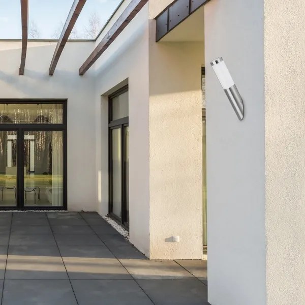 Rabalux 8261 - Applique da esterno INOX TORCH 1xE27/25W