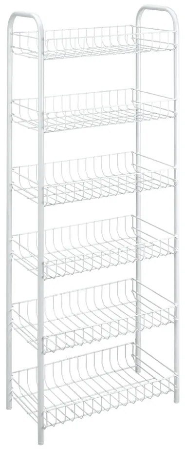 Scaffale in metallo bianco 41x104 cm Monaco - Metaltex