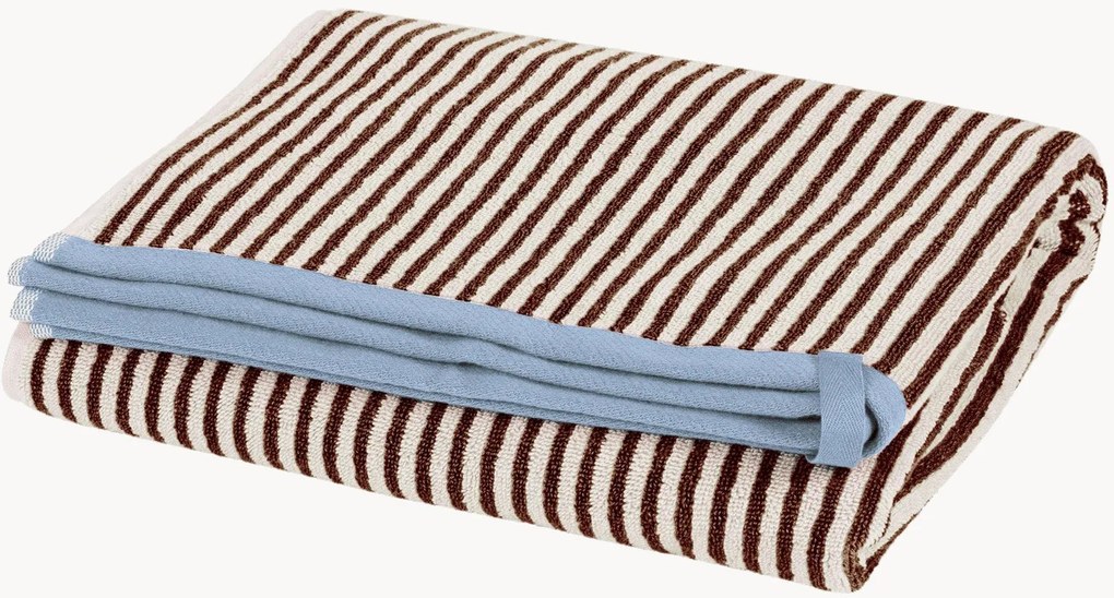 Telo da bagno in cotone a righe Gobo