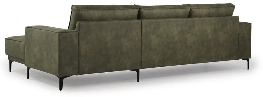 Divano angolare verde in similpelle (angolo destro) Copenhagen - Scandic