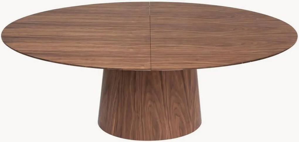 Tavolo allungabile ovale in legno Benvenuto, 200-250 x 100 cm