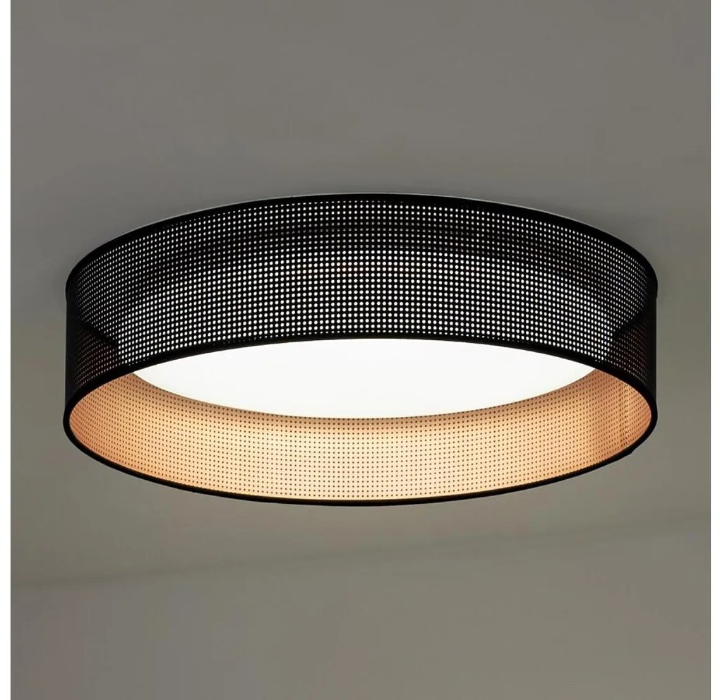 Duolla - Plafoniera LED ROLLER LED/24W/230V diametro 45 cm nero/rame